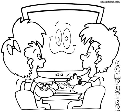 computer coloring pages  kids  coloring  printable