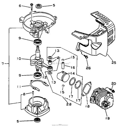 mantis tiller engine diagram