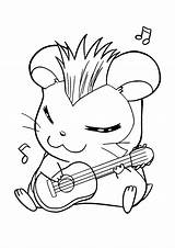 Coloring Hamtaro Pages Maxwell Template Google Related sketch template