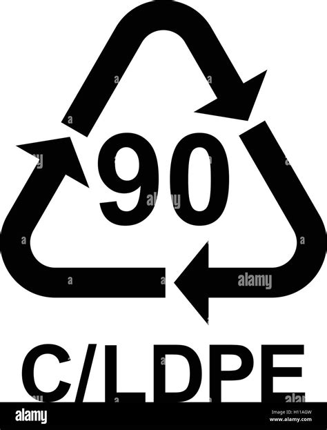 composites recycling symbol cldpe  plastic recycling code cldpe stock vector art