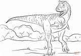 Coloring Carnotaurus Pages Printable Jurassic Park Popular sketch template