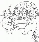 Pages Teletubbies Bestcoloringpagesforkids Sheets sketch template