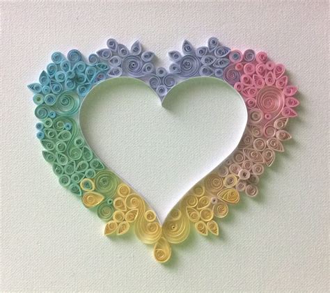 quilling heart etsy