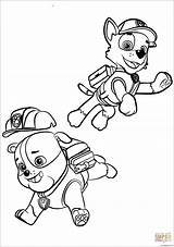 Paw Patrol Rubble Pages Rocky Coloring Online Color Coloringpagesonly sketch template