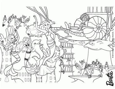 barbie mermaid coloring pages coloring home