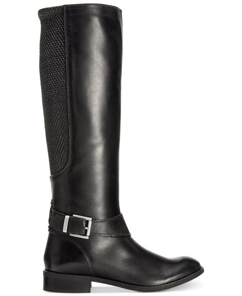 clarks artisan women s pita arizona tall wide calf boot in black black