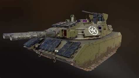 mbt  xma battle tank concept polycount