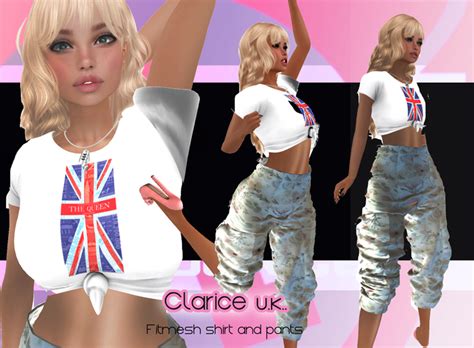 second life marketplace maya angels clarice shirt and pants color 3