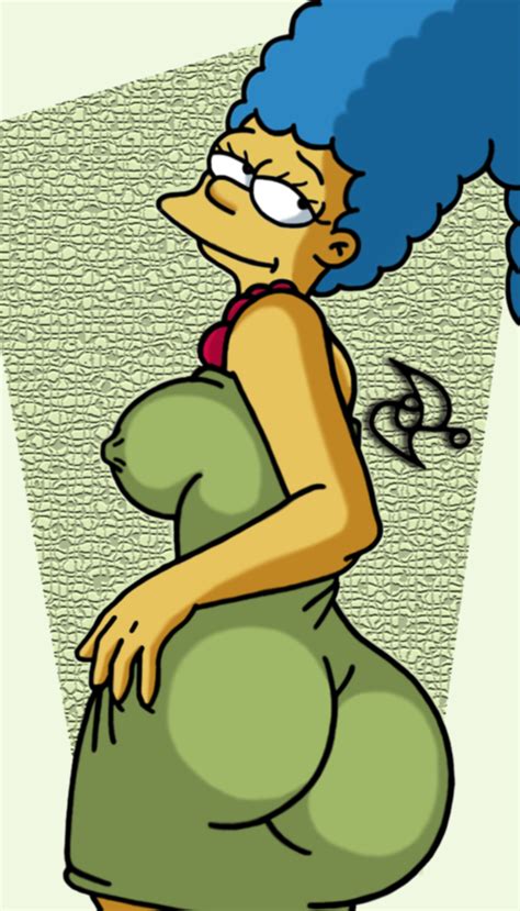 sexy marge simpson by omar sin on deviantart