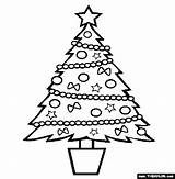 Christmas Coloring Tree Pages Kids Color Colouring Trees Gifts Online Clipart Disney Library Printable Preschool sketch template