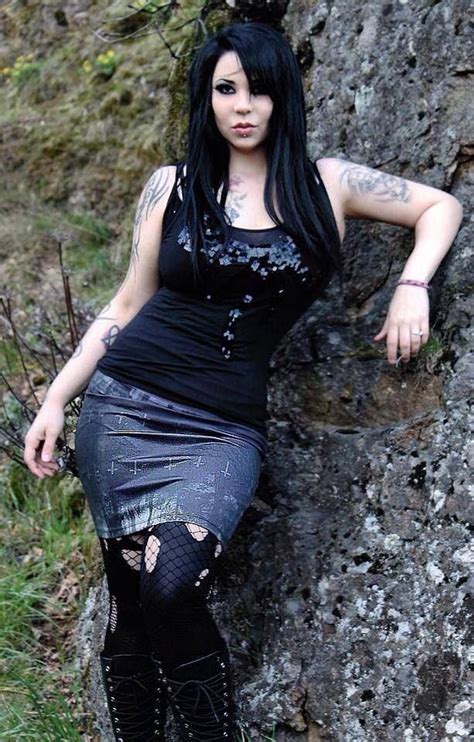 sexy goth punk gothic rock attractive seductive