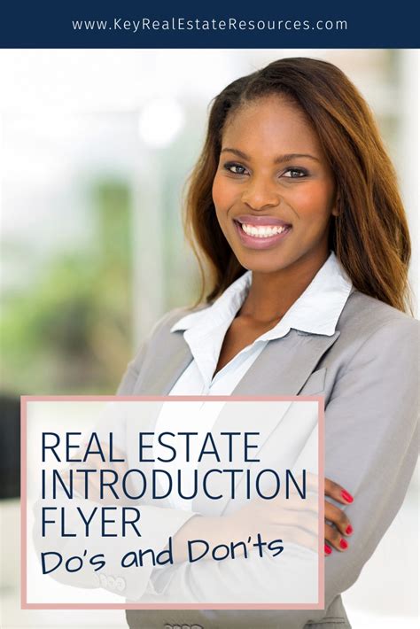 powerful real estate agent introduction flyerkey real