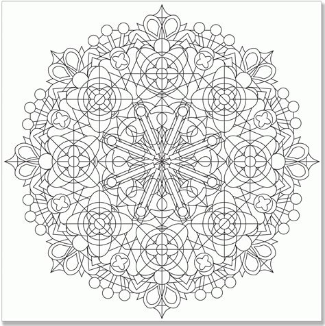 kaleidoscope coloring page coloring home