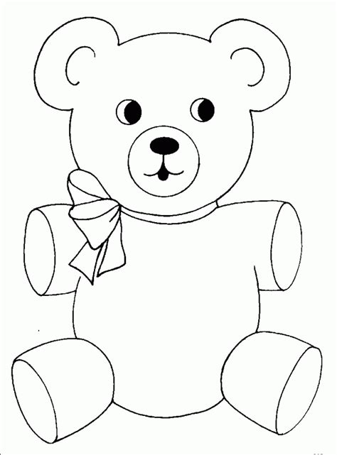 photo  teddy bear printables teddy bear coloring home