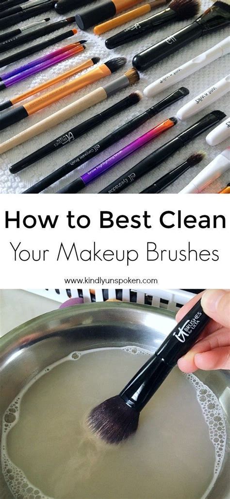 clean makeup brushes  easy    clean makeup