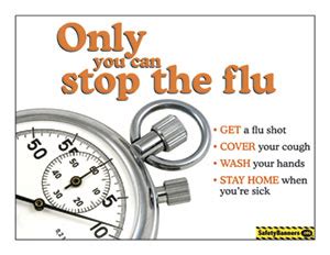 flu prevention posters  safetybannersorg