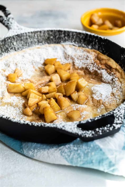 cozy dutch baby pancake recipe  fried apples diethood