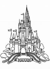 Disneyland Chateau Coloring Colorare Princesse Disegni Castello Coloriages Walt Château Ritorno Infanzia Adultos Enfance Adulti Justcolor Merveilles Frozen Vectoriel Castelli sketch template
