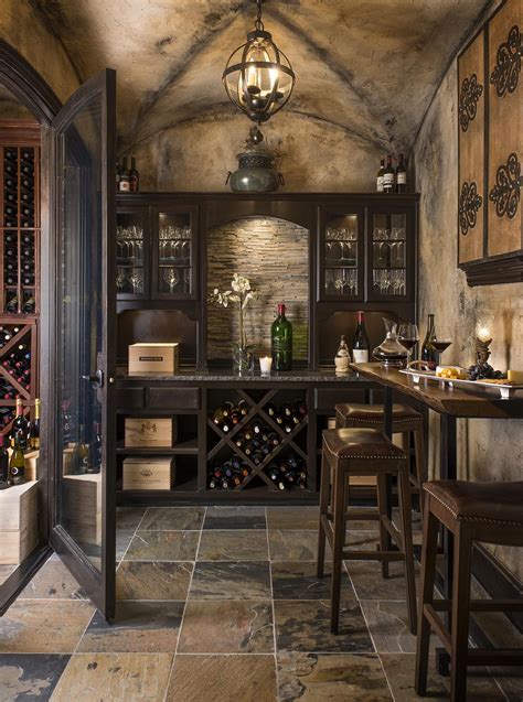 stunning wine cellar  tasting room   great place  entertain decoration design