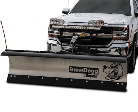snowdogg md snow plow wagner truck equipment snowplows truck beds  turns