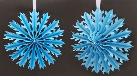 How To Make Snowflakes Using Paper Beautiful 3d Christmas Snowflake