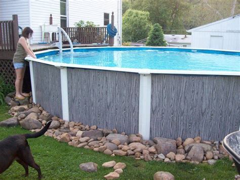 ground pool landscaping images  pinterest