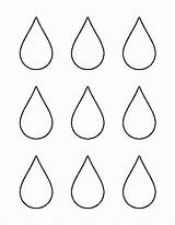 Raindrop Printable Pattern Small Raindrops Template Coloring Templates Rain Outline Pages Patterns Stencil Drops Drop Clipart Patternuniverse Crafts Use Printables sketch template
