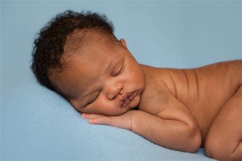 african american newborn baby boy