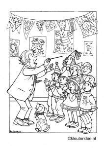 coloring page childrens choir childrens choir kids songs singing