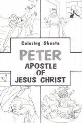 Peter Coloring Sheets Bible Children sketch template
