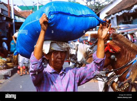 man carrying large sack  res stock photography  images alamy
