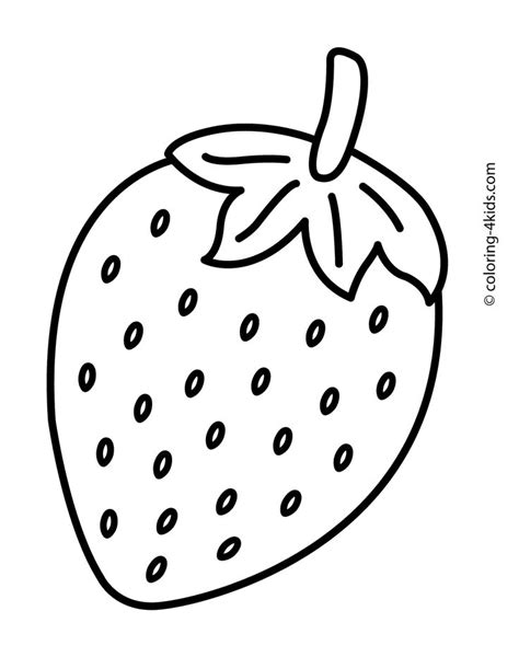 strawberry coloring pages images  pinterest strawberries