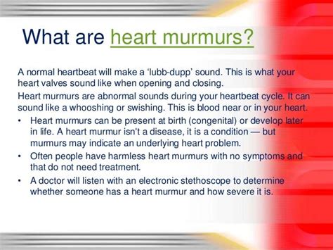 heart murmurs what you need to know