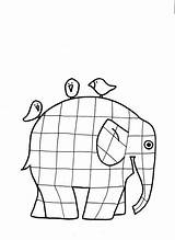 Elmer Kleurplaat Patchwork Elmar Elefant Olifant Elefante Atividades Lines Elma Malen Malvorlage Zahlen Infantil Preschool Elephants Hallare Desenhos Prentenboeken Bij sketch template