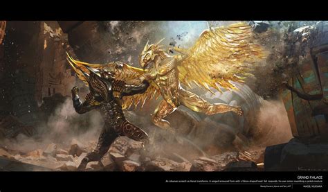 Gods Of Egypt S Home Release Concept Art Revisits Classic