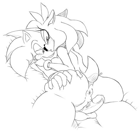 Rule 34 Amy Rose Anthro Anus Balls Bluechika Female Fur Hedgehog Male