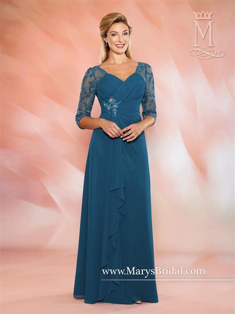 Mother Of The Bride Dresses Style M2428 In Cornflower
