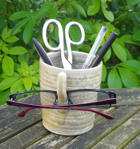 Glasses Spectacles Bedside Organiser Handthrown Stoneware Hand Thrown