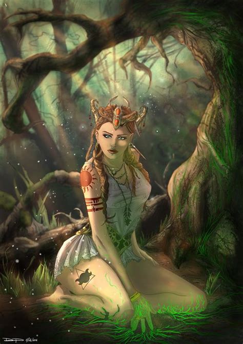 gaia illustrations digital art fantasy and mythology mythology