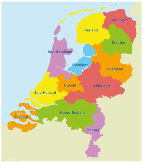 kaart provincies nederland oefenen vogels