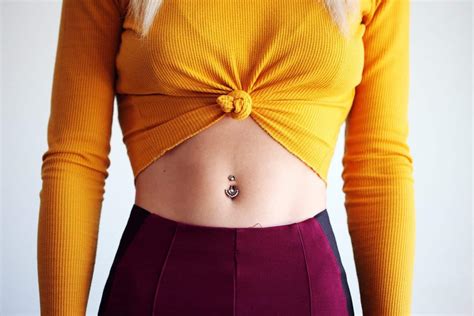 belly button piercing  infected  years inkedmind