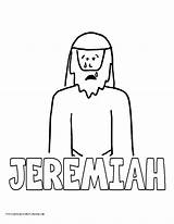 Coloring Pages Jeremiah Bible History Sunday School sketch template