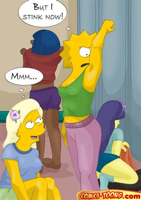 Lesbian Orgy At School Gym The Simpsons Porn Comics