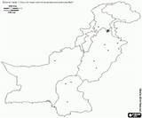 Pakistan Map Coloring sketch template