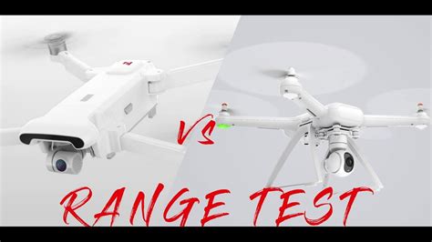 fimi  se  fimi mi  drone range test comparison youtube
