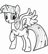 Pony Little Coloring Pages Princess sketch template