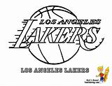 Lakers Coloring Pages Nba Los Angeles Basketball Logo La Printable Clipart Sports Pdf Print Sheets Kids Clip Cliparts Library Coloringhome sketch template