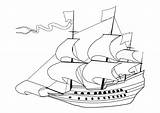Segelschiff Malvorlage Jahrhundert Ausmalbilder sketch template
