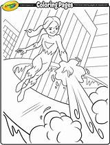 Super Hero Coloring Ice Girl Pages Superhero Crayola Color Girls Heros Print Sheets Printable Colouring Au Visit Coloringpage sketch template