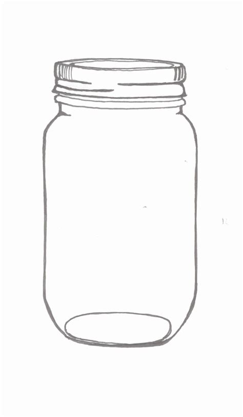 mason jar coloring page beautiful mason jar illustrations